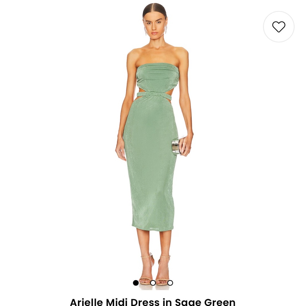 Not Yours to Keep “Arielle Midi Dress” Size L